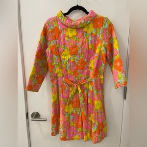 Rare quilted 60’s play suit! Size 10